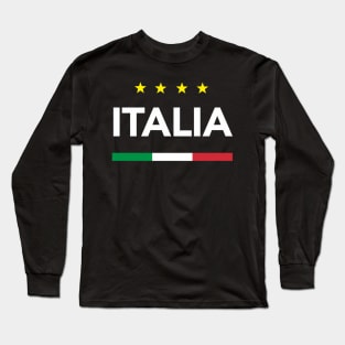 Italia Italian Flag Long Sleeve T-Shirt